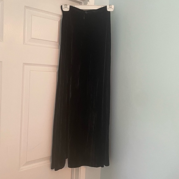 ✂️ Further Reduction‼️Vintage Authentic Calvin Klein velvet ankle length Skirt - Picture 2 of 9